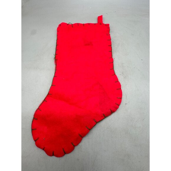 Personalized Handmade Christmas Stocking Jeweled Snowflake Design For Donna READ - Picture 6 of 7